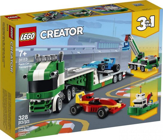 LEGO CREATOR TRANSPORTOR DE MASINI DE CURSE 31113